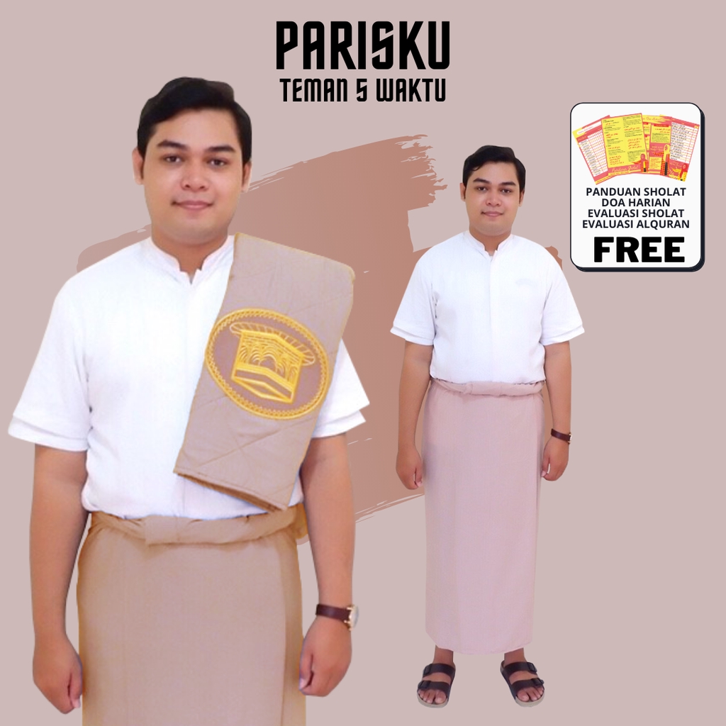 Sarung dewasa polos khaki bukan wadimor atlas bhs gajah