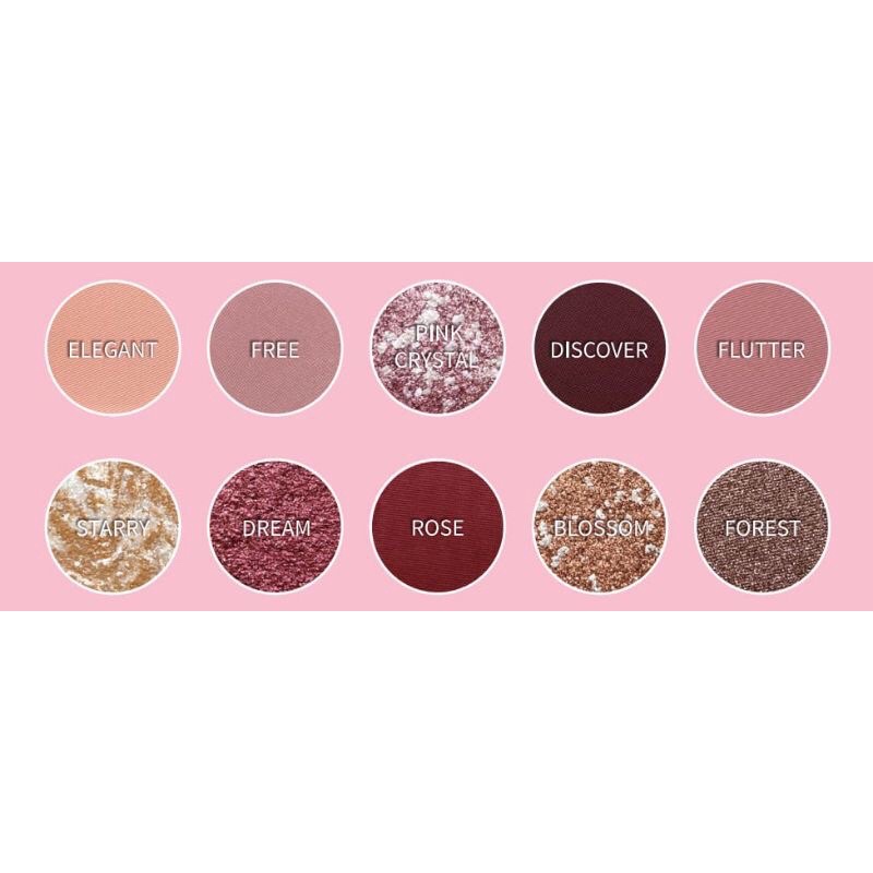 YOU Crystal Rose Eyeshadow Pallete