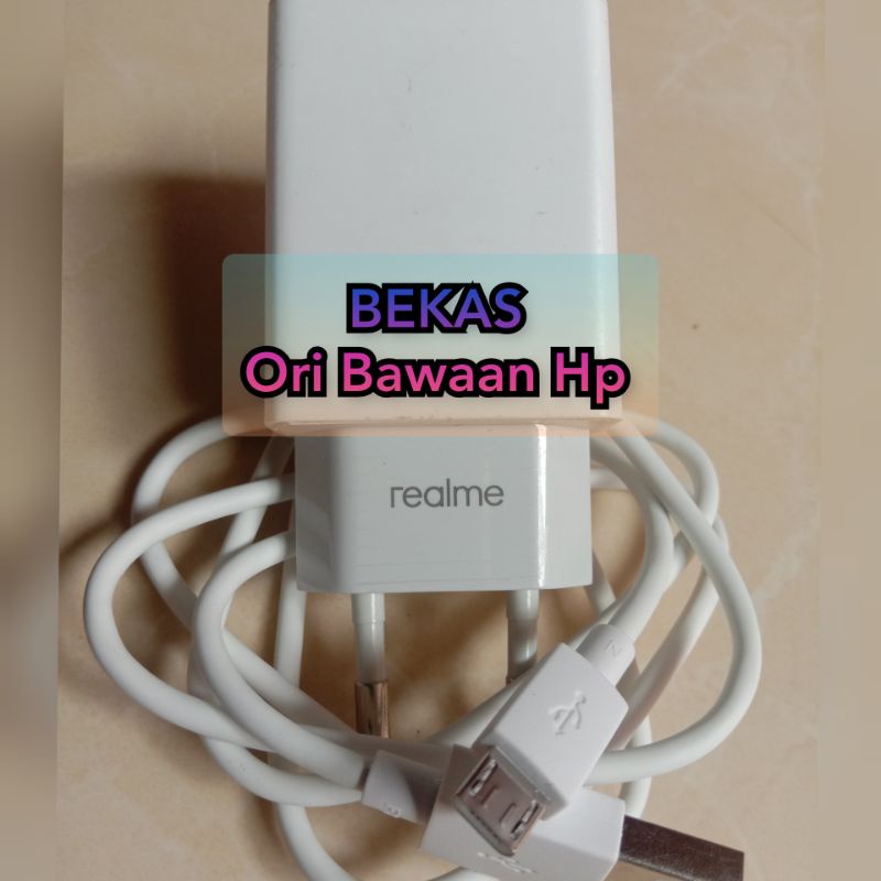 CHARGER REALME 3 | 2 | C3 | C2 ORI BAWAAN HP MIKRO USB