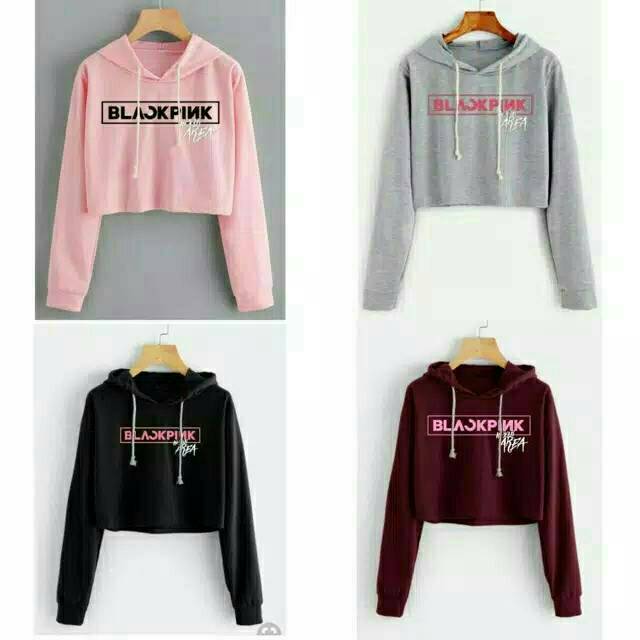 sweater blackpink crop