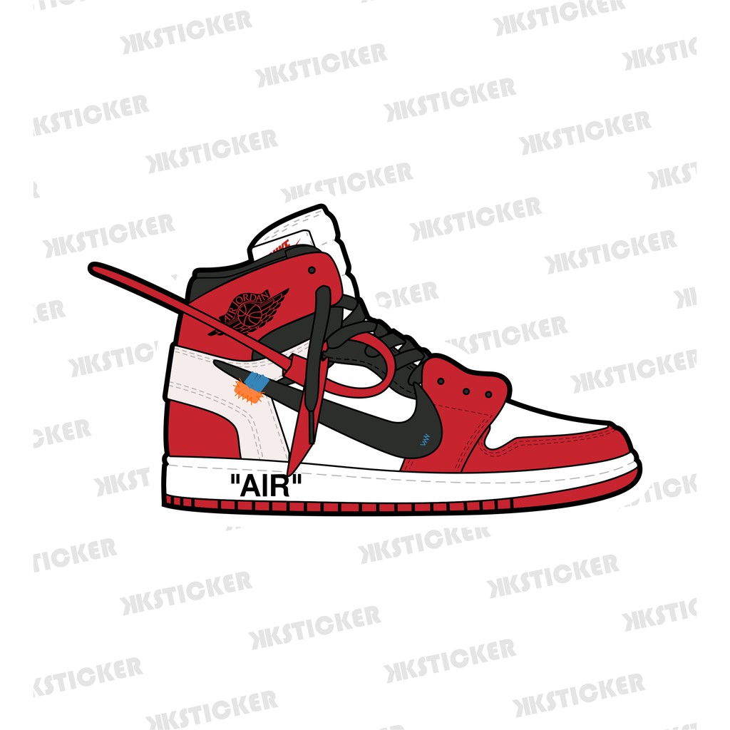 

Sticker Air Jordan 1 | Stiker Vinyl Anti air + Laminasi