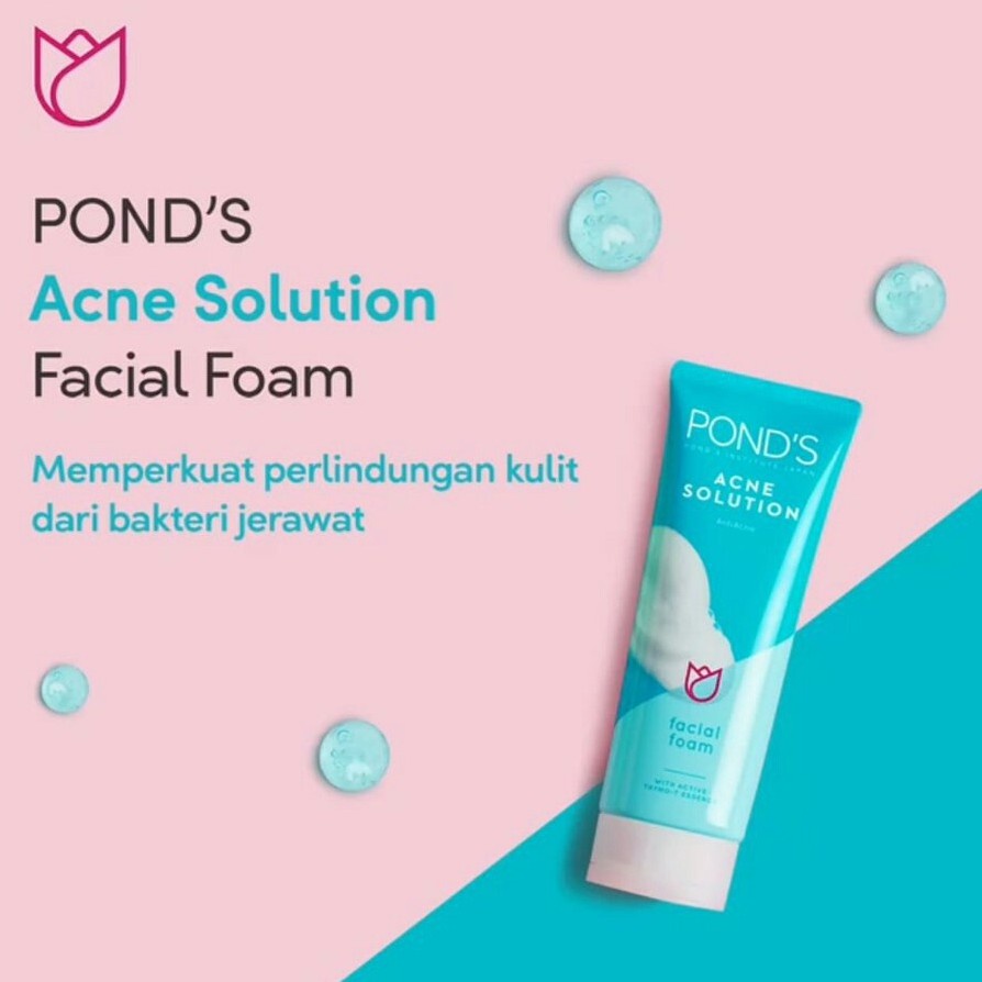 POND'S ACNE SOLUTION FACIAL FOAM 50GR