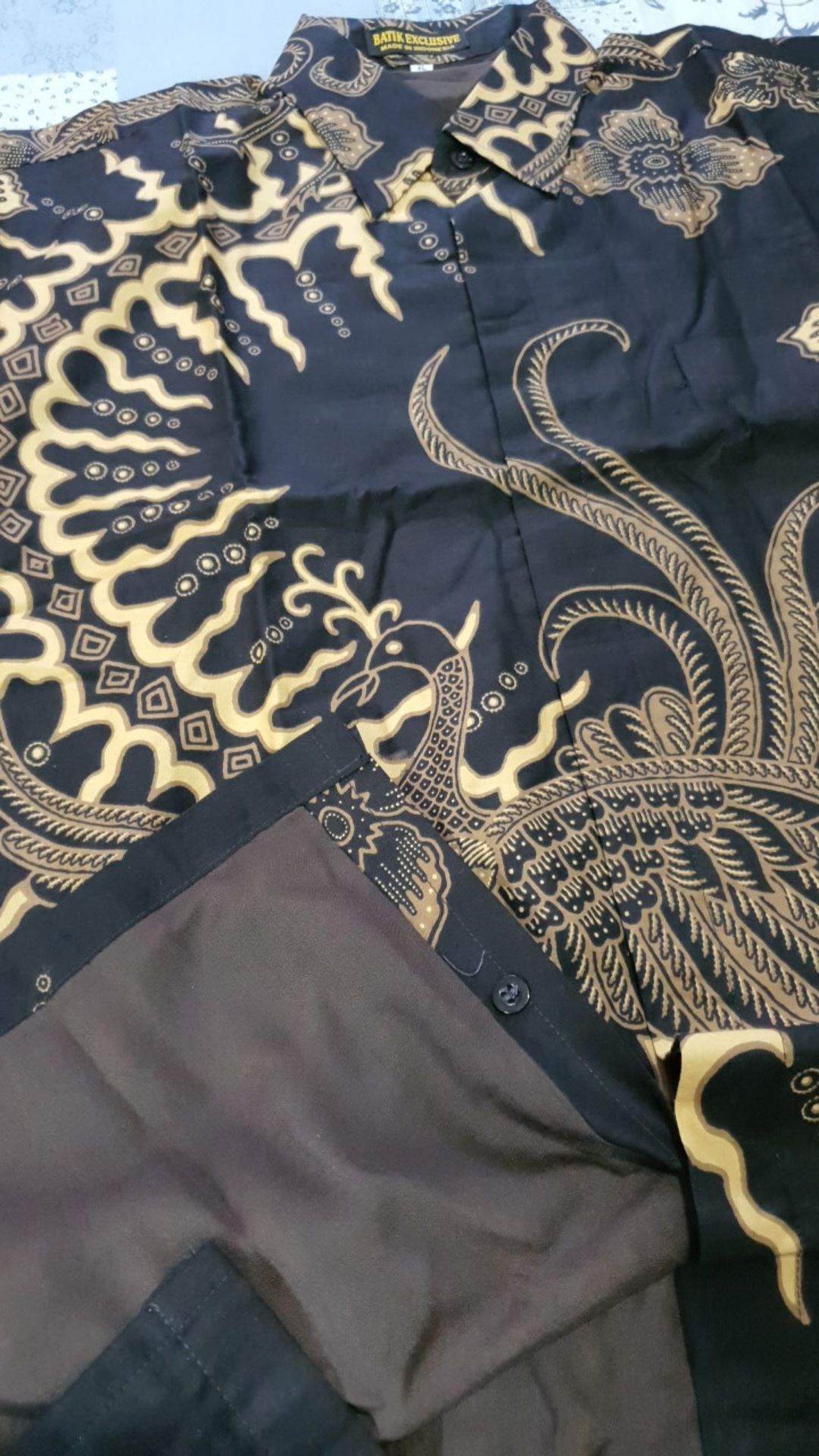 Kemeja Batik Prabu Bahan Katun Baturaden Reguler Fit B381