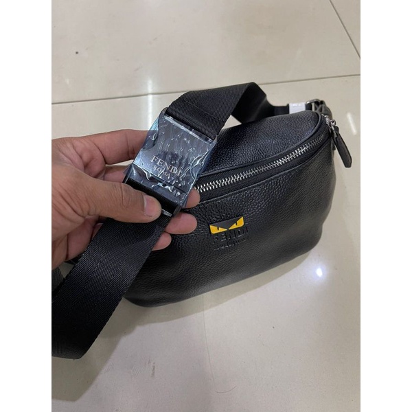 WaistBag Pinggang kulit Fendi Pria/Wanita Cross body Fendi leather High quality