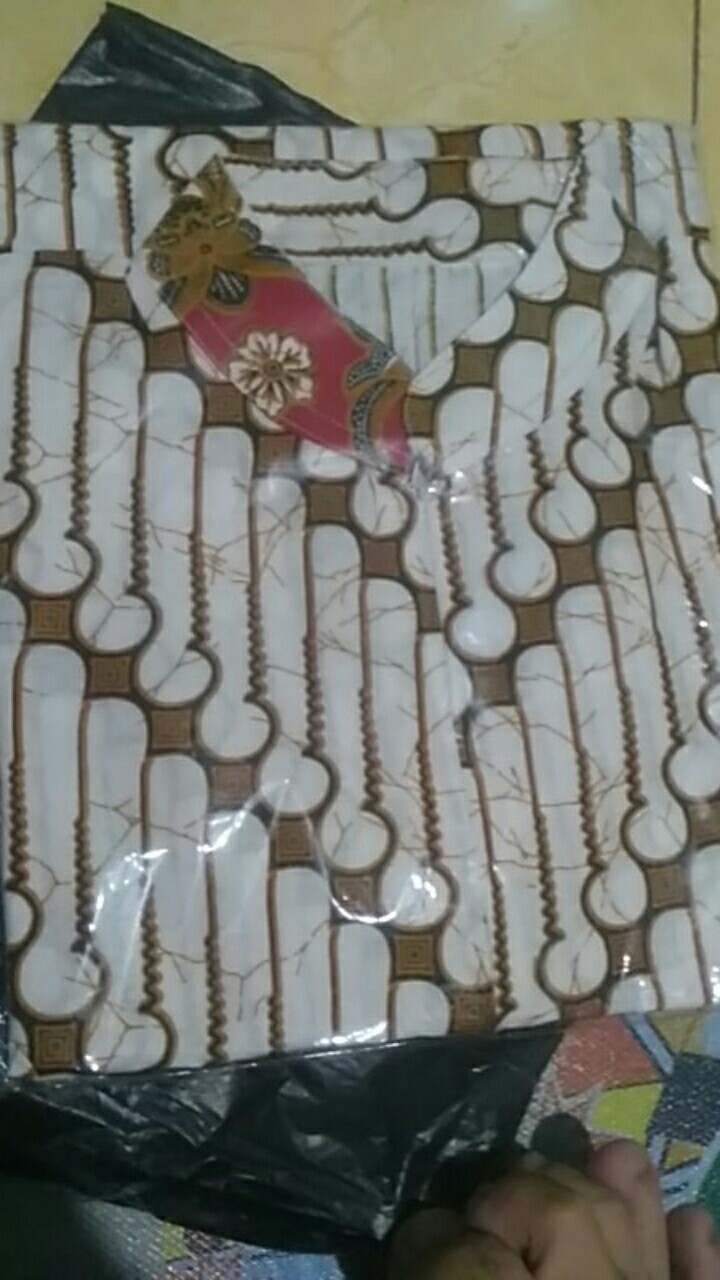 Batik Couple Keluarga Sania Ruffle Ori Ndoro Jowi Dnt Motif Seno Putih Terbaru High Quality