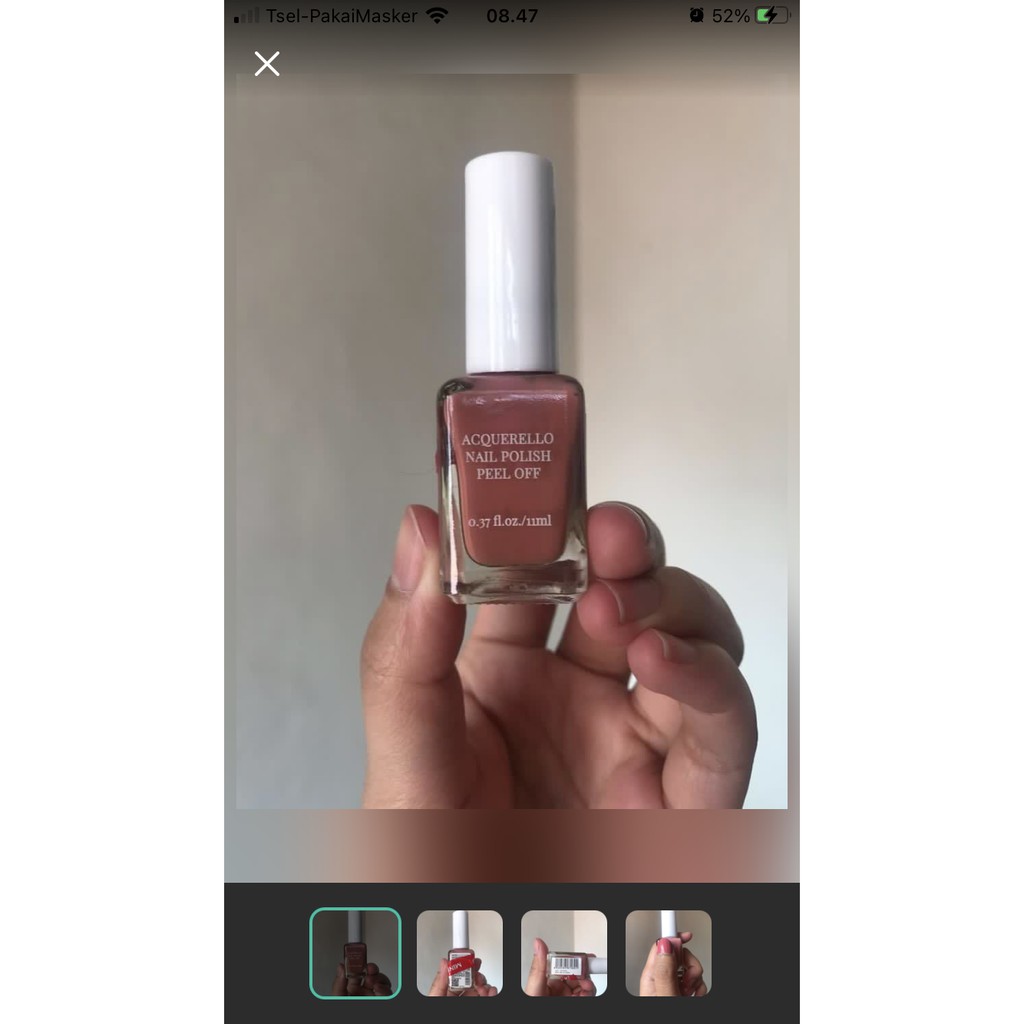 Miniso Acquerello Nail Polish Peel Off