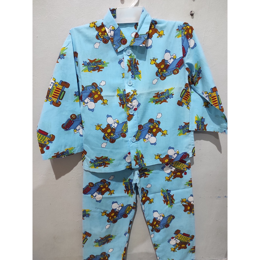 preloved piyama anak laki size 120