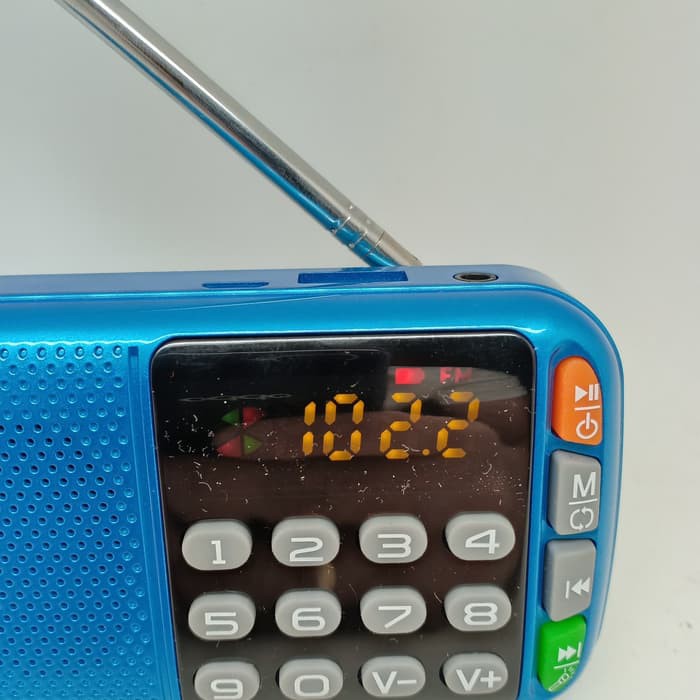 Radio Portable Fleco N28 Paket Dengan File Murotal Lengkap 30 Juz
