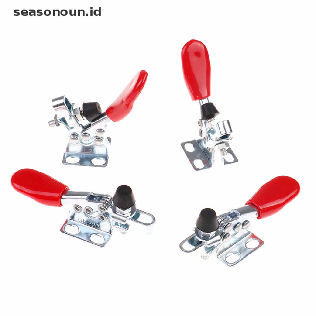 【seasonoun】 4pcs 60 lbs/27kg toggle clamp gh-201 horizontal hold quick hand tool .