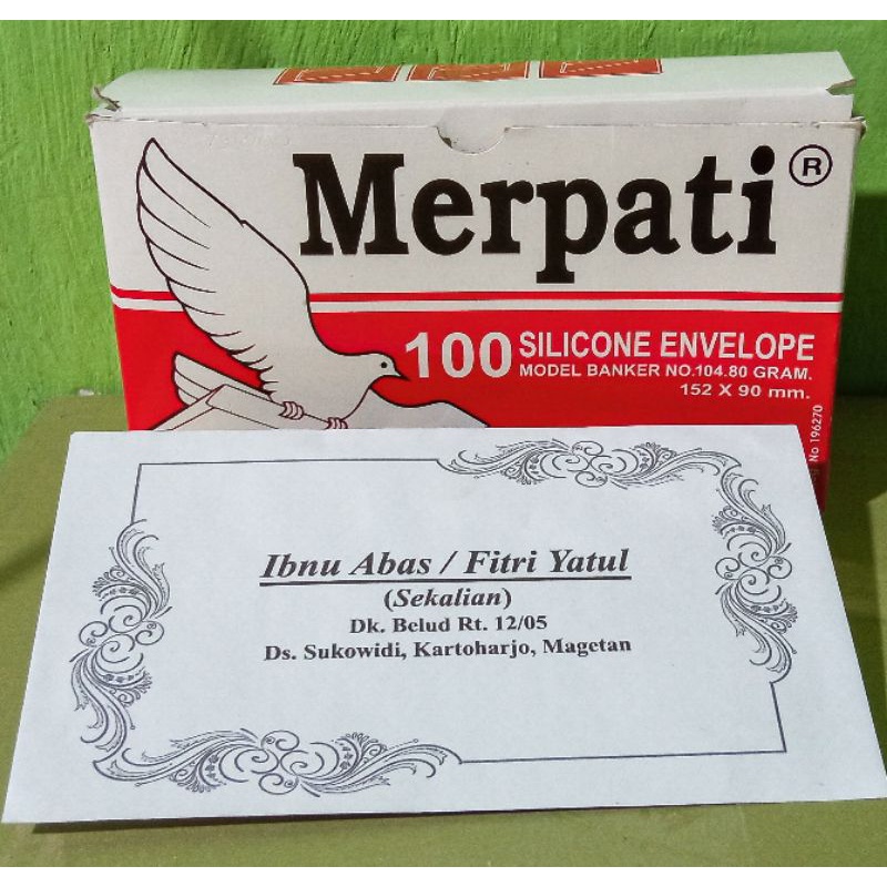 

Amplop Kondangan / Sumbangan Custom