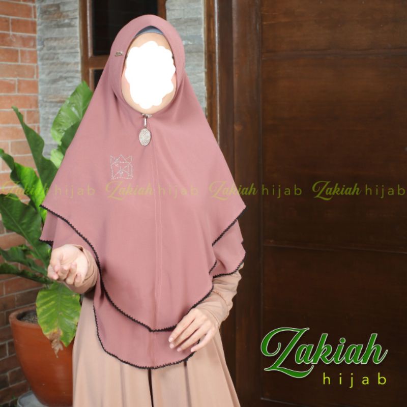 khimar syar'i picot jumbo original Zakiah