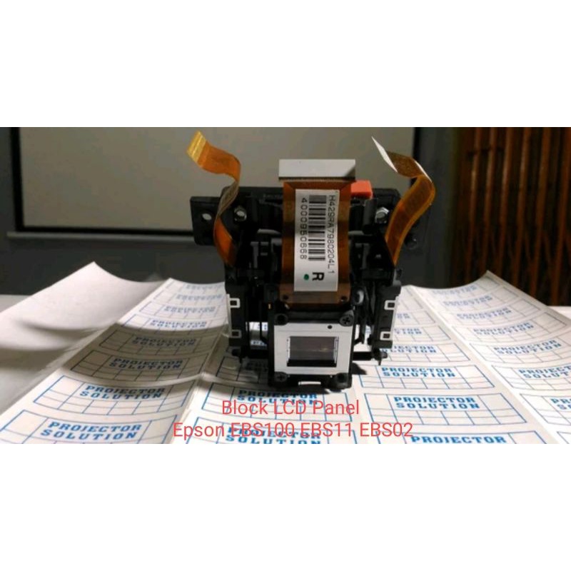 block 3 lcd panel lcd 1 sett projector proyektor epson ebs100 ebs11 ebs02 eb-s100 eb-s11 eb-s02 eb s