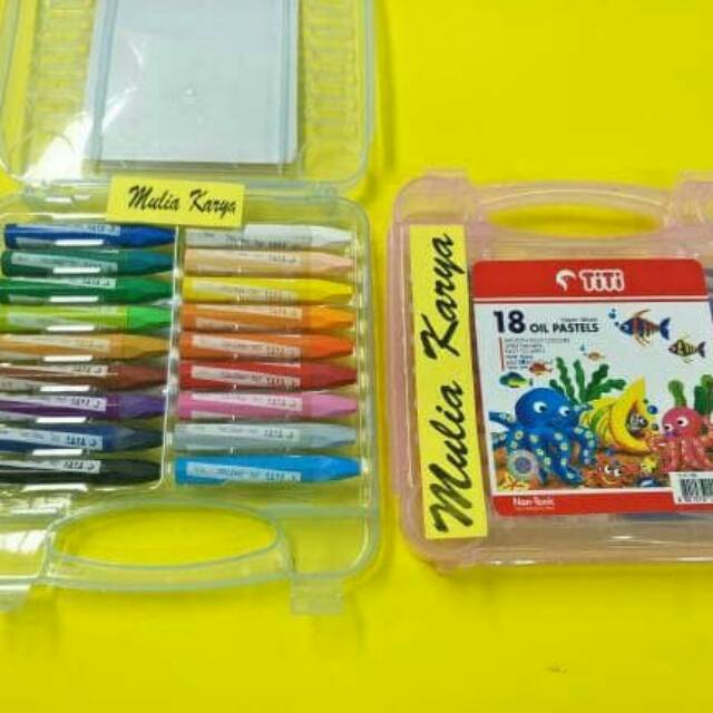 

Crayon Krayon Titi 18 Warna Oil Pastell