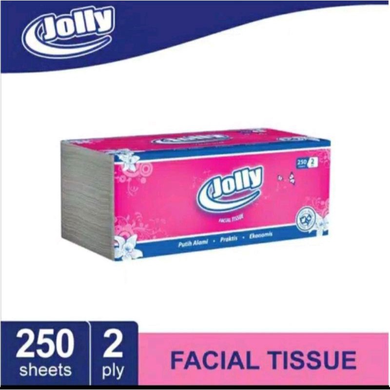 TISSU WAJAH JOLLY 250 SHEET 2 PLY