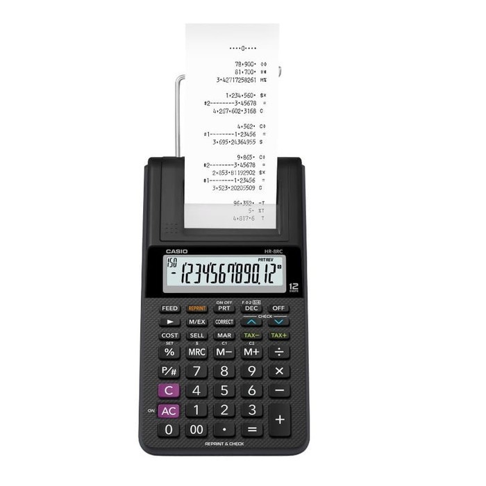

Casio Calculator HR 8 RC / Calculator Printing