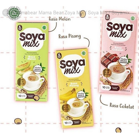 MamaBear Zoya Mix Susu Soya + katuk ASI Booster