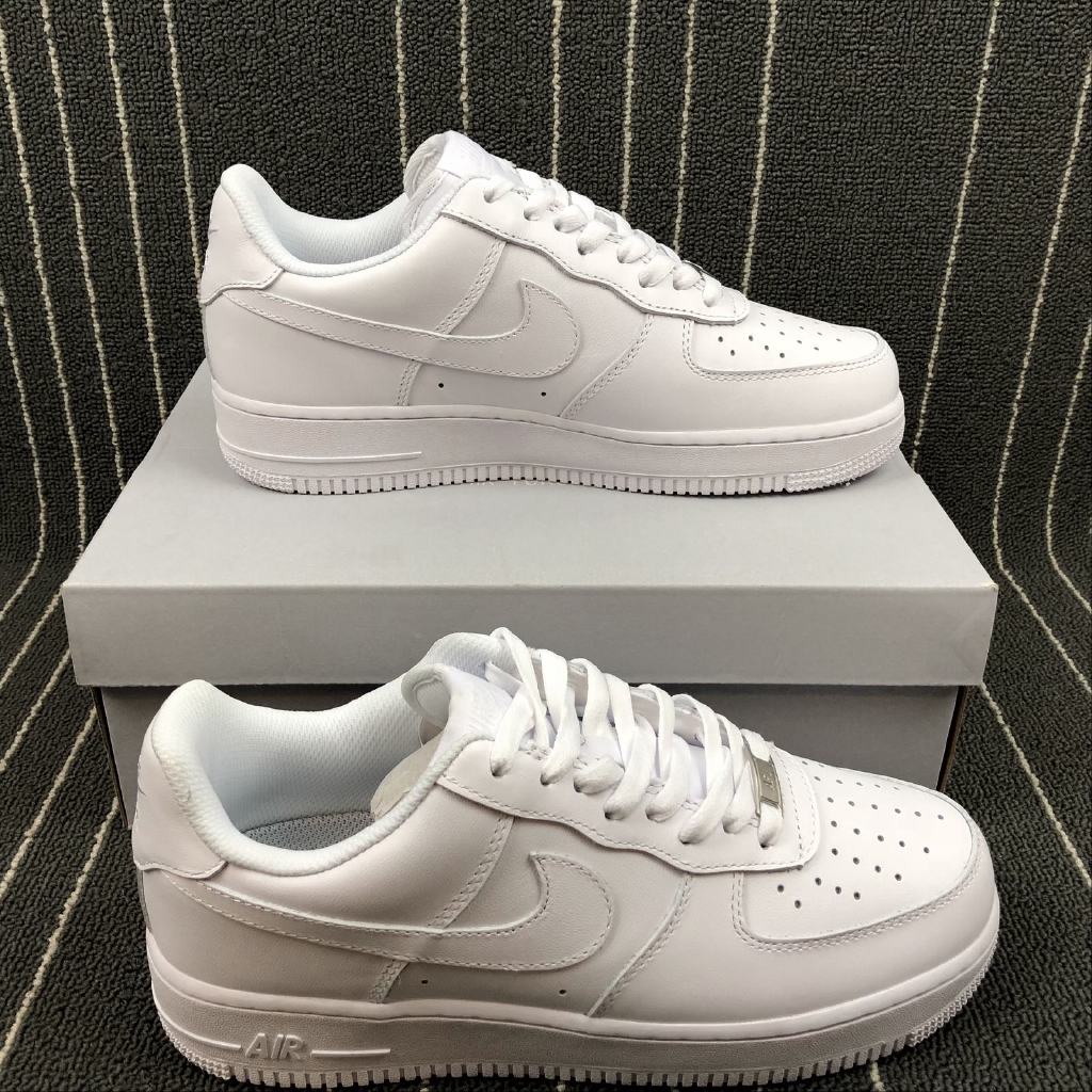 nike all white air force 1 low