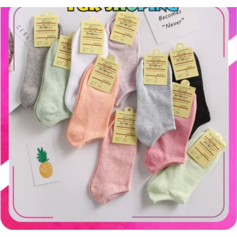 Kaos Kaki Polos Bahan Spandek