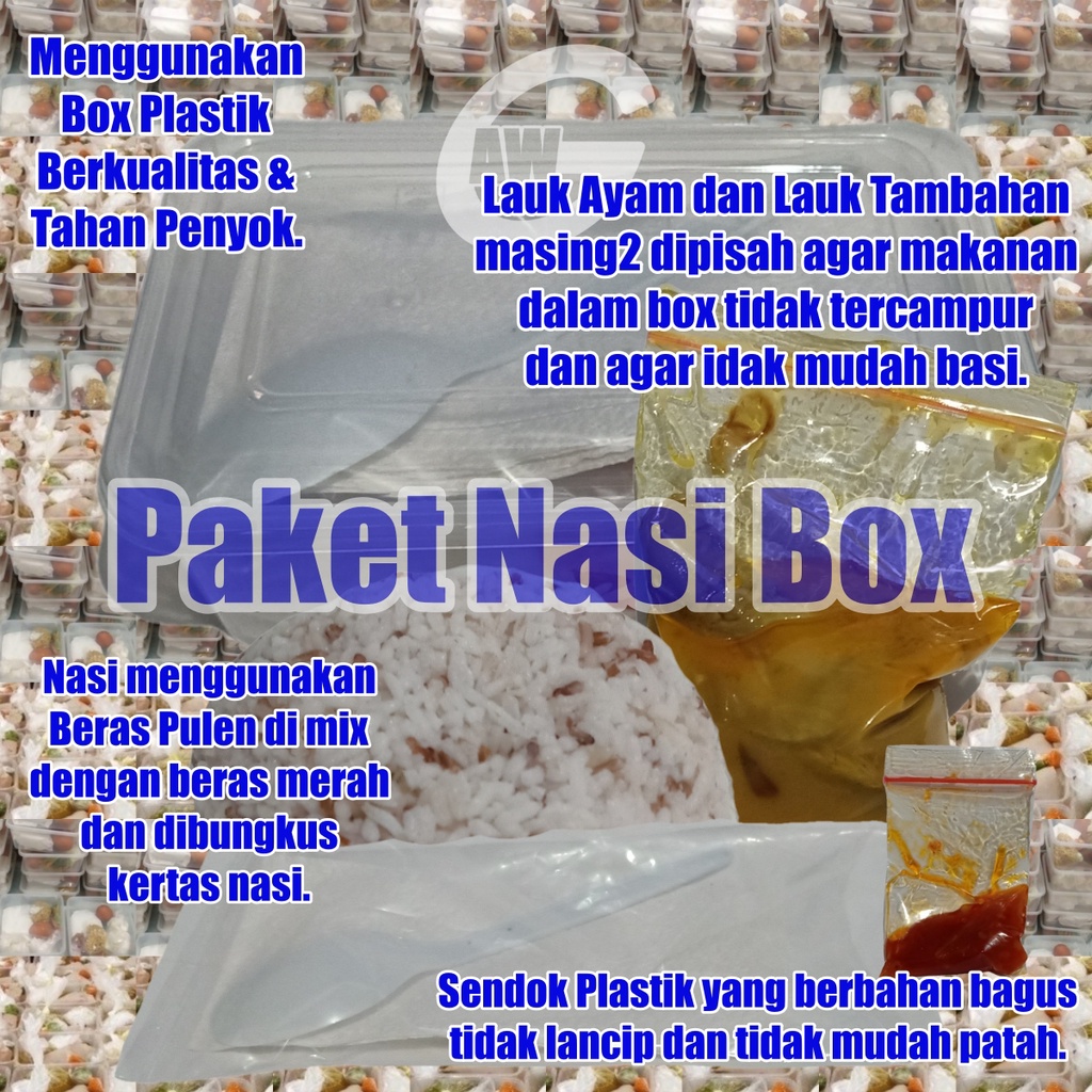 Jual Paket Nasi Fried Chicken / Paket Nasi Box / Paket Nasi Kotak ...