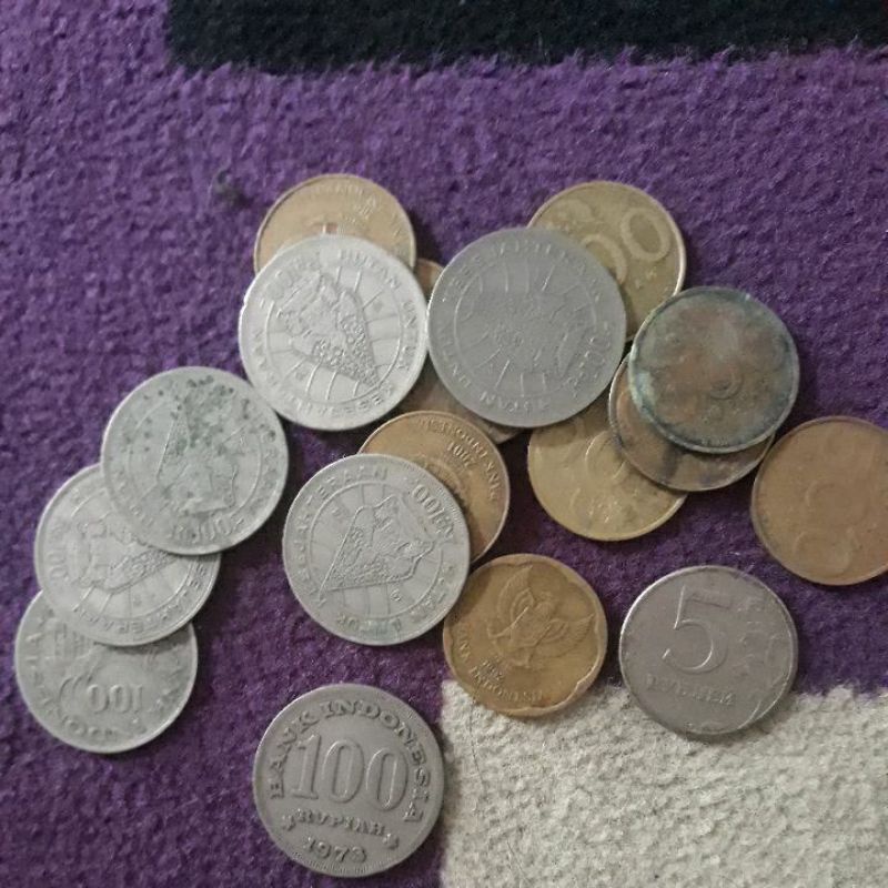 koin lama 100 dan 500 rupiah