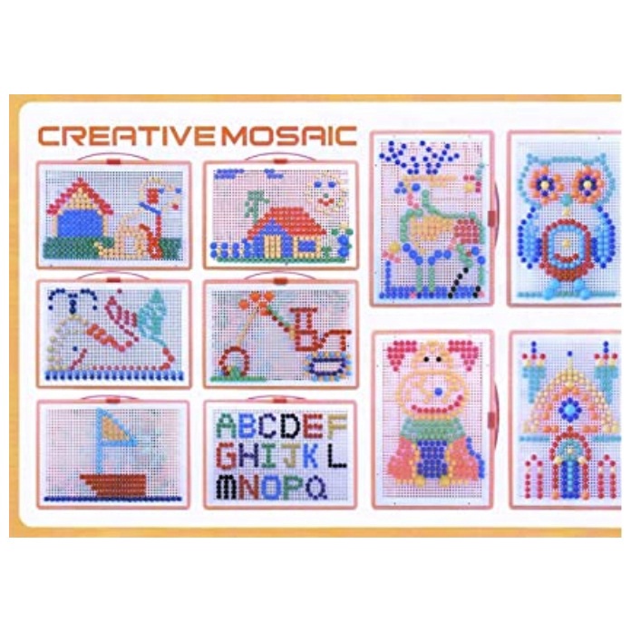 Mainan kreatifitas anak /mainan kreatif mosaik/Art Craft Playset/Mainan Susun Manik