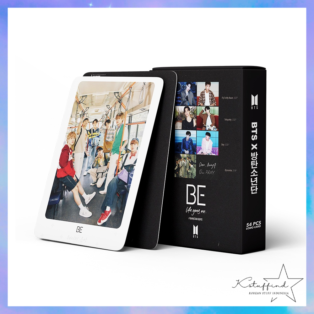 [kstuffind] BTS BE ALBUM BLACK WHITE BANGTAN PHOTOCARD LOMO CARD PHOTO KARTU FOTO PC ARMY MURAH 54PCS PCS 54