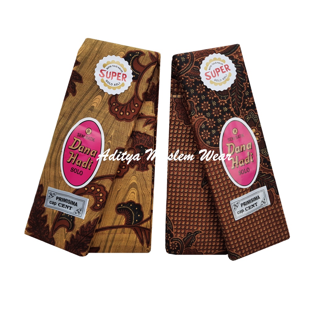 Paket Hemat 3 Pcs Kain Batik DANA HADI Solo Cap Cent Kain Panjang Samping Kebat Tapih Gendongan Melahirkan