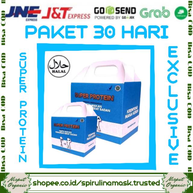 

[BISA COD] PROMO SUPER PROTEIN - SUSU PENGGEMUK HALAL / OBAT PENGGEMUK BADAN ORI