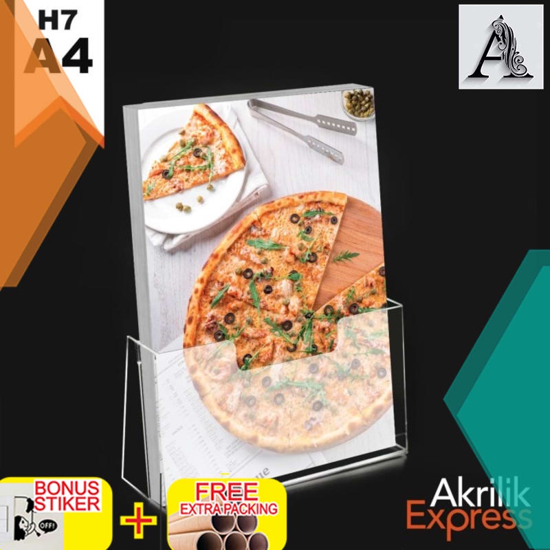 

Terlaris TERMURAH / Tempat brosur akrilik / Display brosur A4