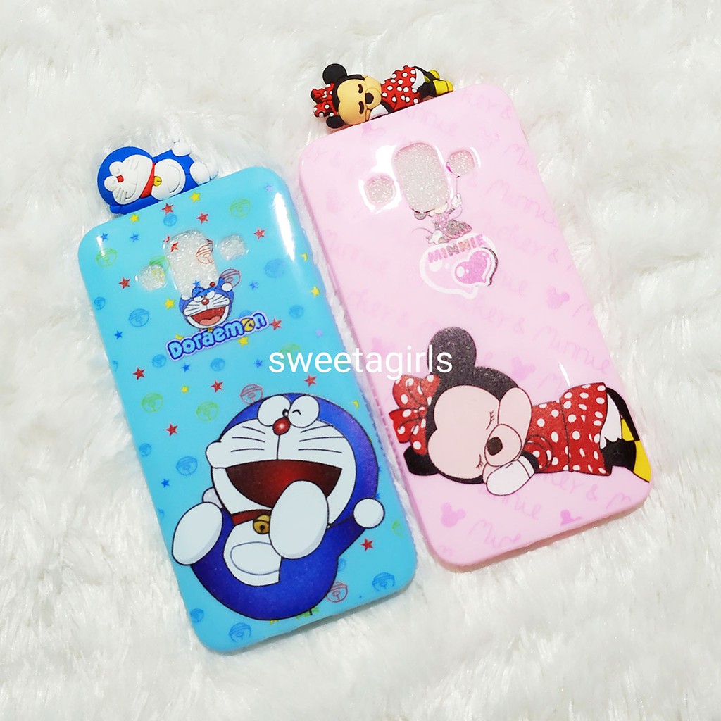 Silicon Case Glossy + Boneka 3D - Samsung Galaxy J7 Duos  - Sweetacase.id / Motif Kartun - Bisa Bayar Ditempat / COD / Casing Terbaru / Karakter Lucu / Casing Kartun / Kartun / Case murah / diskon / Import/ J7 Duo