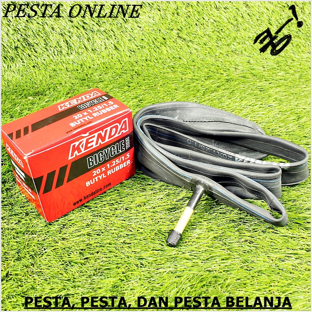 Ban Dalam Sepeda 20 X 1.25/1.5 AV 60mm Kenda pentil motor Ban Sepeda