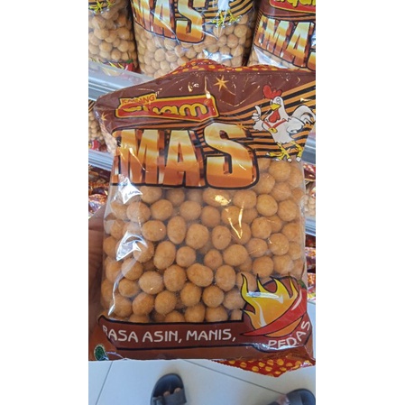 

Promo termurah kacang telor merk Ayam emas khas Makassar kemasan 450 gr