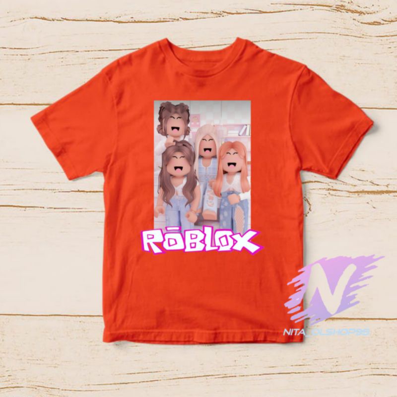 kaos roblox anak baju anak character roblok girl