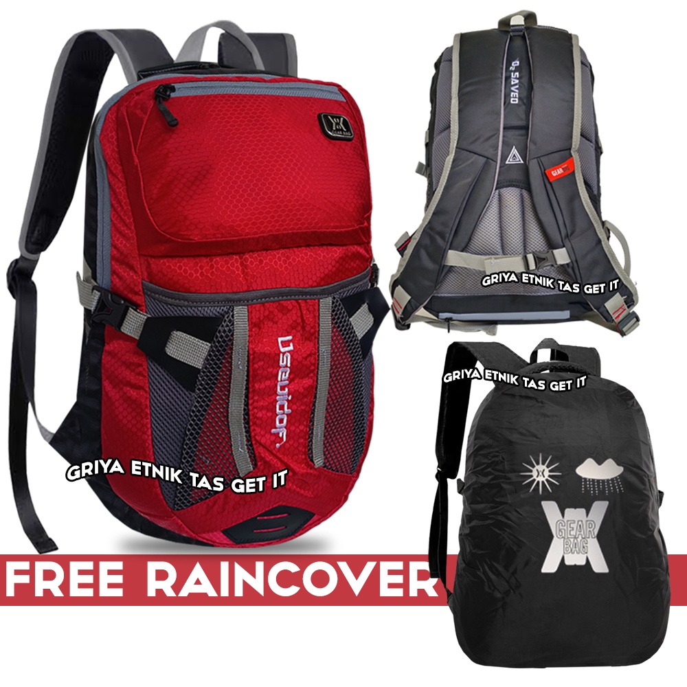 Tas Ransel Pria Distro Outdoor Backpack Gendong Punggung Gearbag Usebidof Redoubt