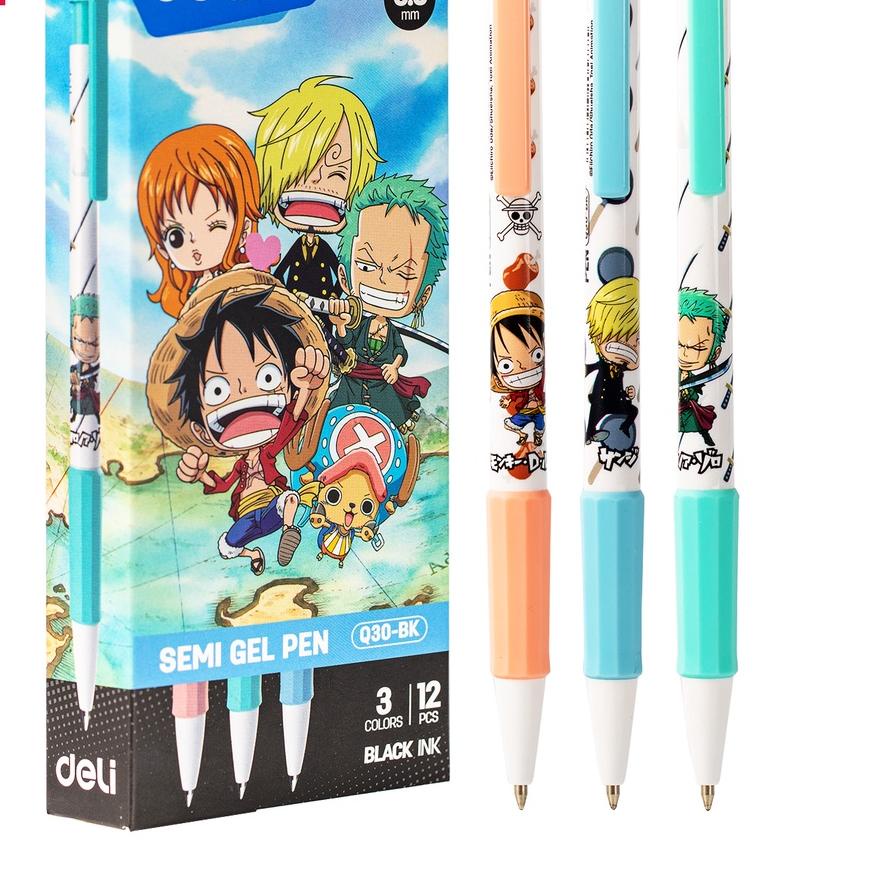 

Ready Banyak Deli Semi Gel Pen / Pulpen Cetek Semi Gel 0.5mm Tinta Hitam One Piece Penulisan Halus dan Lancar 12 pcs T77++