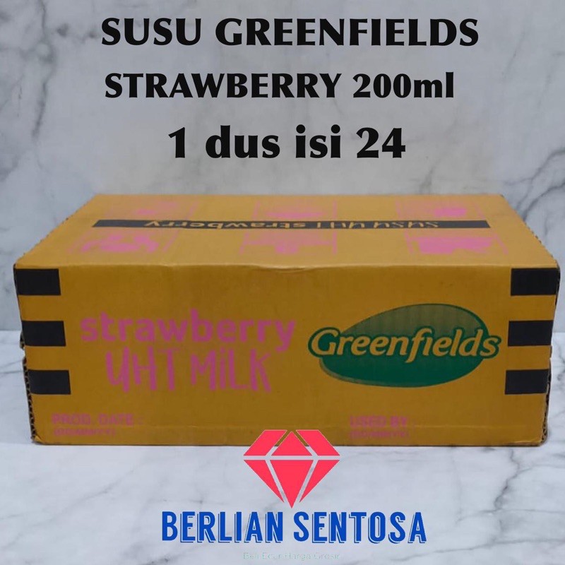 

Susu greenfields uht strawberry 200ml greenfield uht strawberry 200ml DUS. isi 32pcs