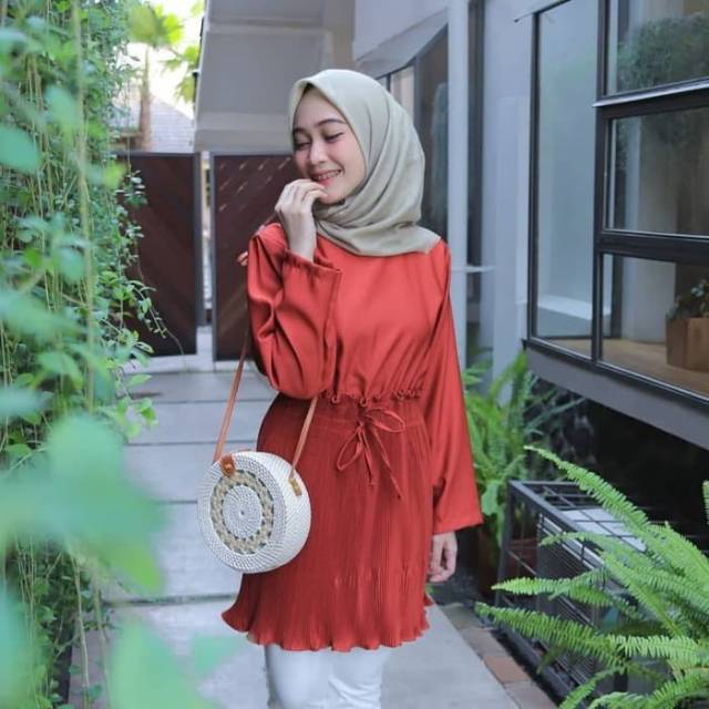 Baju Atasan Wanita Septa Blouse Plisket