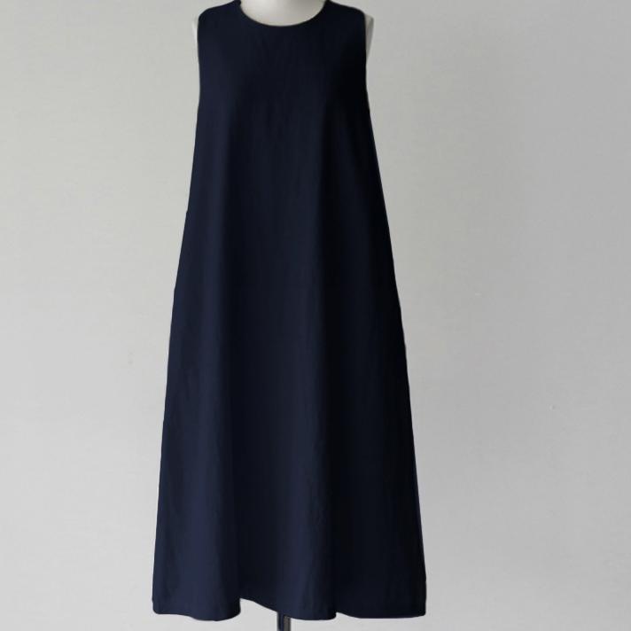 Menarik.. ZANZEA Women Round Neck Sleeveless With Pockets Swing Dress