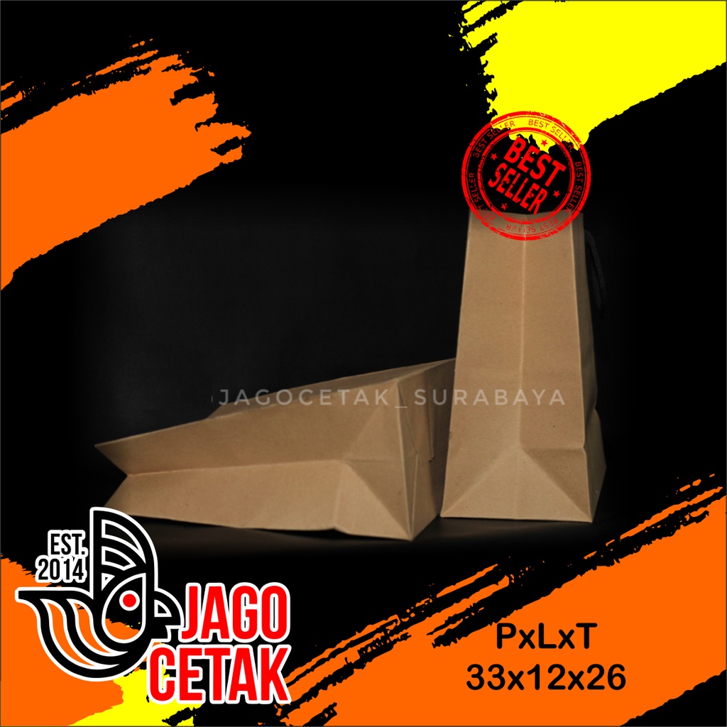 

Harga per Lusin 12 BIJI 33x12x26 PxLxT tas kado paper bag souvenir godybag surabaya grosir kemasan tas kertas tas coklat polos brownis tas nasi boxsepatu tashitam boxnasi bento putih sepatu boxbento tas nasi kotak