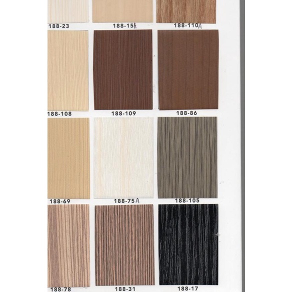 ✺ Tacon Sheet Lapisan Lemari / Meja PVC Sheet Motif Serat Kayu ▼