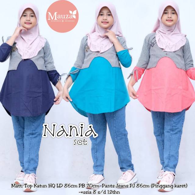 BAJU SETELAN ANAK NANIA SET