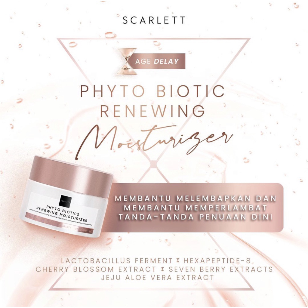 SCARLETT WHITENING Age Delay Series Anti Aging | Hydro Fresh Cleanser | Serum | Ceramide Essence Toner | Renewing Moisturizer | Eye Serum