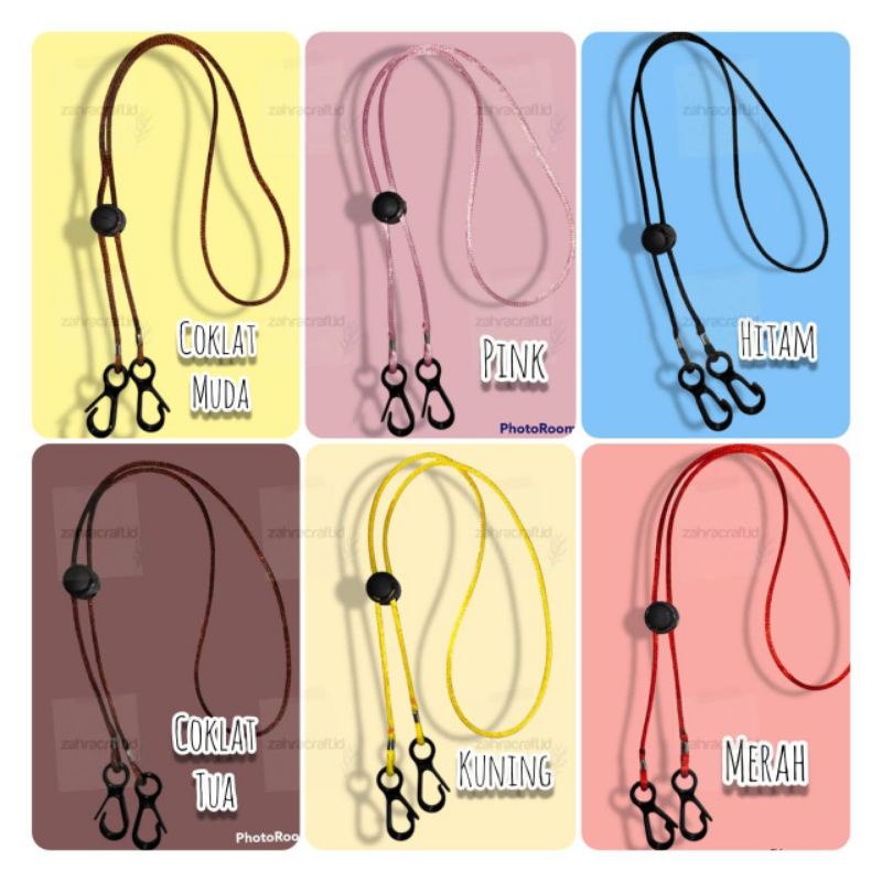 Strap masker 2in1/konektor masker/tali masker/Gantungan masker/kalung masker/strap mask/setrap maske
