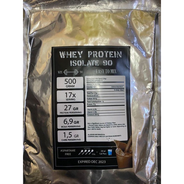 

Original Susu Protein whey protein isolate rasa coklat