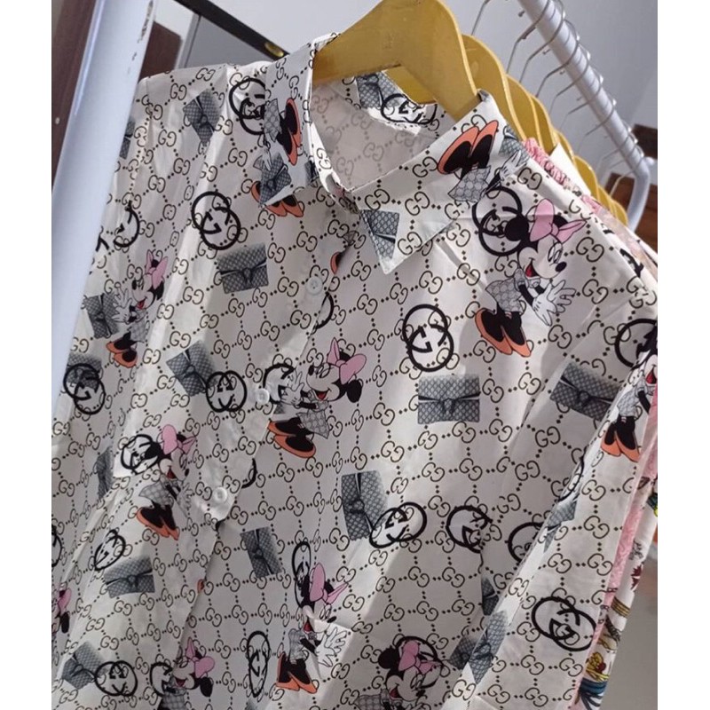 kemeja gucci mickey