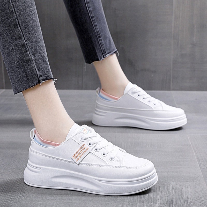 AVANCEID 1935 Sepatu Sneakers Wanita Korea Simpel Putih Import