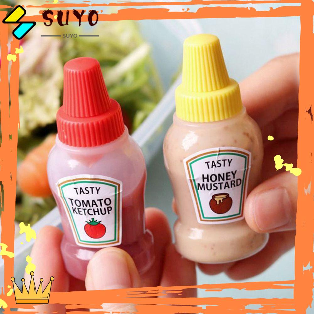 Suyo Botol Kontainer Tomat / Kecap / Salad / Bbq / Bento 25ML Untuk Piknik