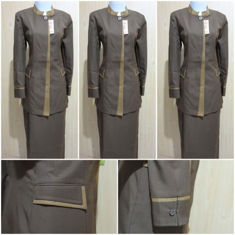 seragam pemda wanita terbaru/ seragam pdh kheki tua wanita/ seragam pemda aceh wanita/ baju kerja co
