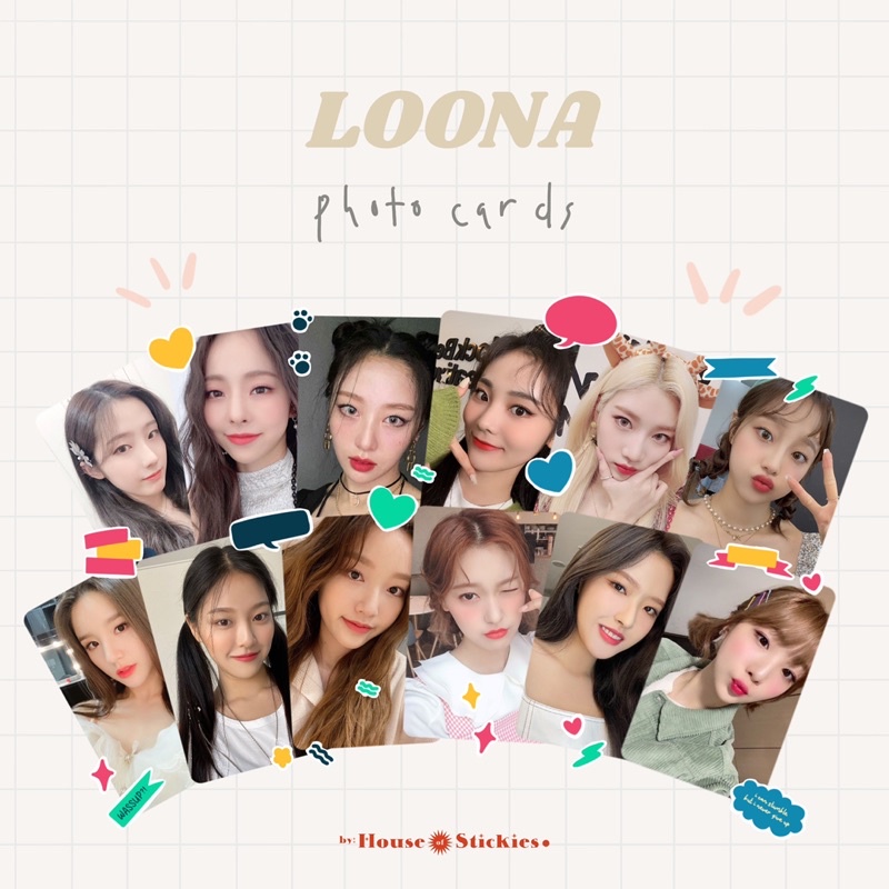 LOONA Unofficial Photocard (Gf Selca Edition)