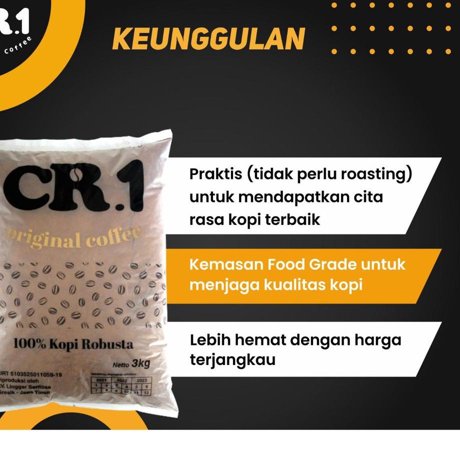 

Koleksi Terbaru.. CR1 Coffee - Kopi Bubuk Cr1 Kemasan 3Kg